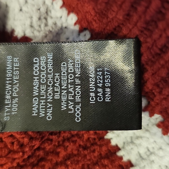 NWT Sanctuary Chilly Out Chenille Sweater Marroon/Gray Striped XLarge - Picture 12 of 12